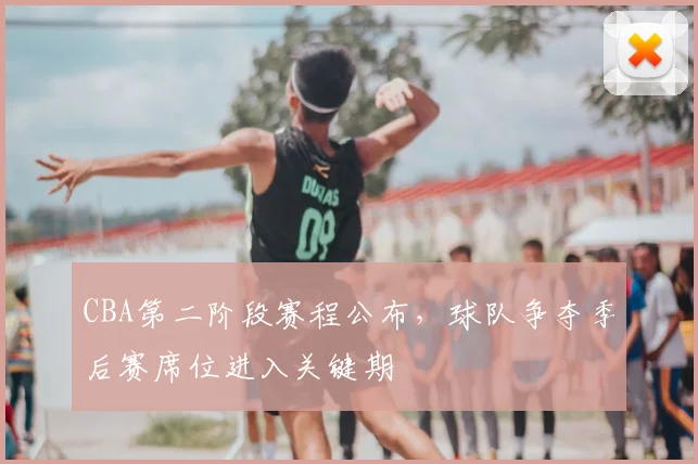 CBA第二阶段赛程公布,球队争夺季后赛席位进入关键期